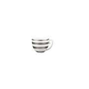 HÉMISPHÈRE PLATINE RAYÉ
Couvercle à moka 7 cl 