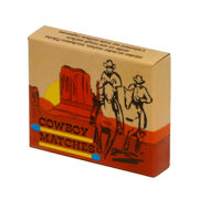 Zündhölzer Cowboy Matches
zu Fidibus Zündhölzer Cowboy Matches
zu Fidibus