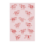 Kitchen towel, cow red Kitchen towel, cow red