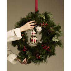 Weihnachtskugel Lines