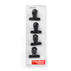 Aimant Clip Clip Set de 4
noir