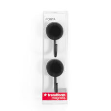 Crochet magnétique Porta noir
set de 2 pièces