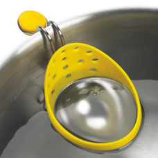 Eggpocher Set of 2 white/yellow 