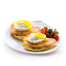 Eggpocher Set of 2 white/yellow 