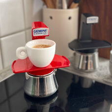 Gemini espresso maker red