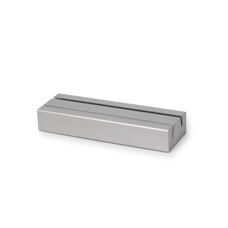Kartenhalter "Haltbar" Alu Silber