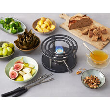 Rechaud black Cast
inkl. Sicherheitsgasbrenner 