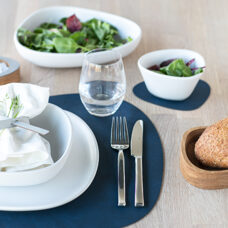 Placemat
dark blue/petrol curve 37x44 
