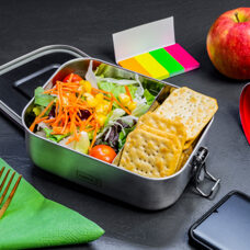 Boîte à lunch en acier inoxydable
1.2 lt