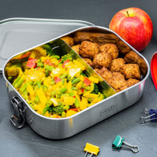 Boîte à lunch en acier inoxydable
1.4 lt