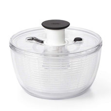 Salatschleuder transparent klein