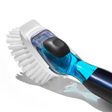 Brosse à vaisselle avec distributeur de savon avec poignée