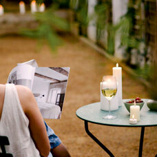 LED candle white
10 cm