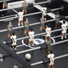 EL FUTBOL Tischfussball 
RS-3 Holz / schwarz 