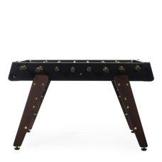 EL FUTBOL Tischfussball 
RS-3 Holz / Gold 