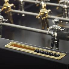 EL FUTBOL Tischfussball 
RS-3 Holz / Gold 