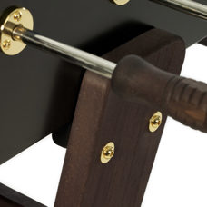 EL FUTBOL Tischfussball 
RS-3 Holz / Gold 