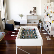 EL FUTBOL Tischfussball 
RS-3 weiss 