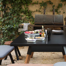 Table de ping-pong noir220 cm