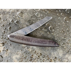 Pocket/Steak knife Damascus, Ash black