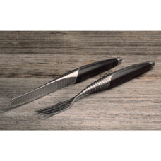 Steak cutlery set damask
Ash black