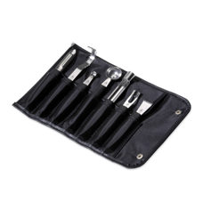 Knife bag imitation leather equipped