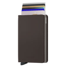 Slimwallet 
braun matt 