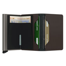 Slimwallet 
braun matt 