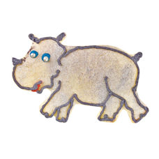 Ausstecher 
Nilpferd 