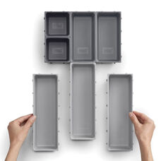 Kit de rangement
7 pièces, gris