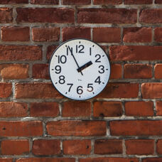 Wall clock Riki numerals
white