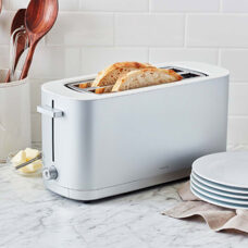 Toaster 2x2
weiss/silber 