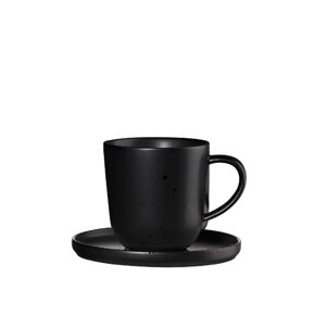 Espressotasse mit Unterteller 
anthrazit 