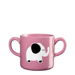 Henkelbecher lila,
Elefant 