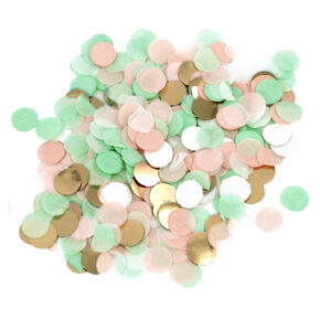 Konfetti multicolor
grün / pink 