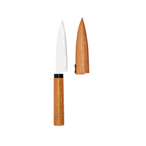 Rüstmesser mit Holzscheide 
