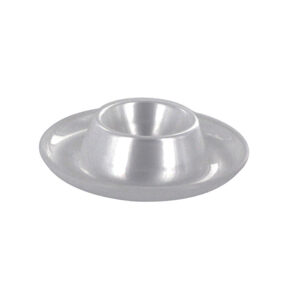 Eierbecher Acrylglas silber 