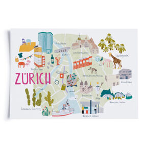 Postkarte - Stadt Zürich 