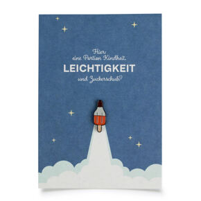 Karte Pin - Raketenglacé 