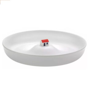 Teller mit Haus
gross 25 cm 