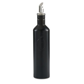 Ölflasche schwarz 500ml
mit Ausgiesser Klappe 
