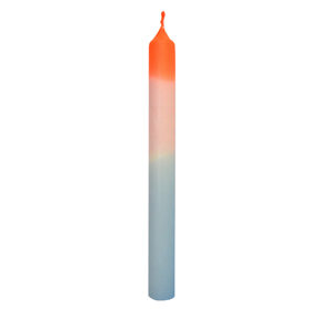 Stabkerze Himmelsstürmer
orange/hellblau 
