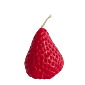 Erdbeere Kerze gross 