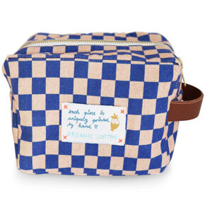 Necessaire Check Rose Blue gross 