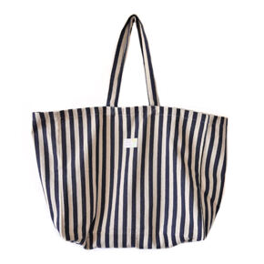 Stofftasche Streifen Blau 