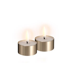 LED Teelicht 2er
4.1cm, bronze 