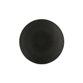 Teller flach schwarz 21 cm 