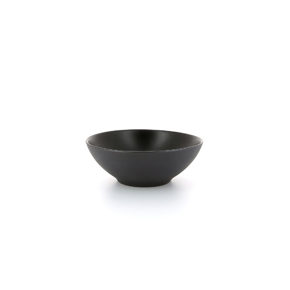 Teller tief schwarz 15 cm 