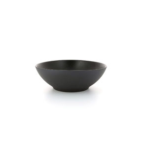 Teller tief schwarz 19 cm 