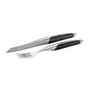 Steakbesteck Esche schwarz Set 